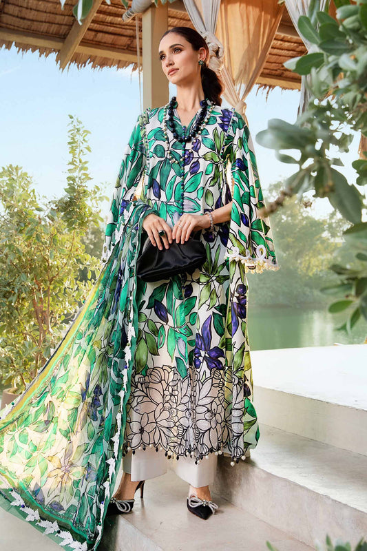 3 Piece Unstitched Printed Lawn Suit | MPT-2505-A