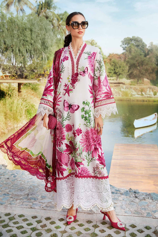 3 Piece Unstitched Printed Lawn Suit | MPT-2510-A