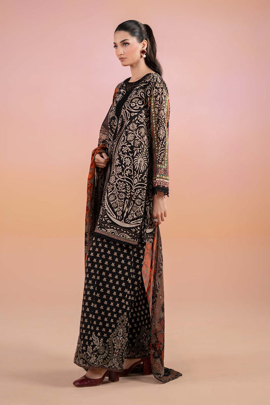 3 Piece Printed Lawn Suit | MPS-2512-B