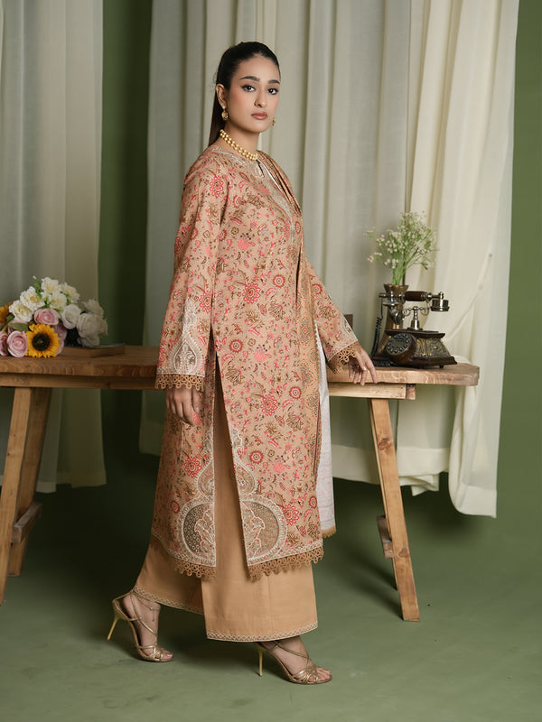 EMBROIDERED-3PC SLUB KHADDAR-VM359