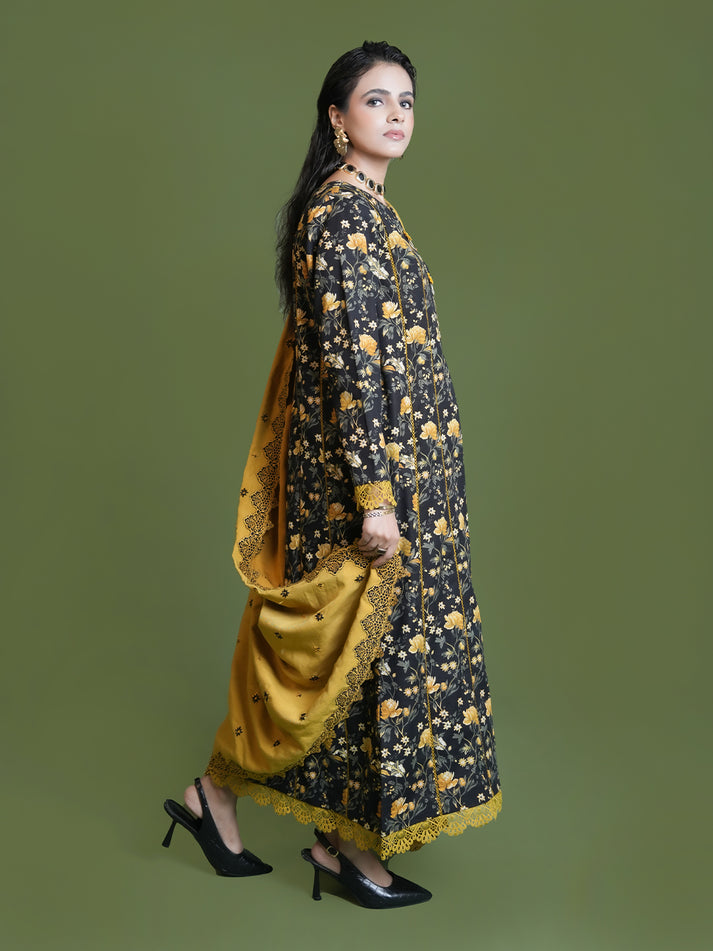 EMBROIDERED-3PC SLUB KHADDAR-VM360