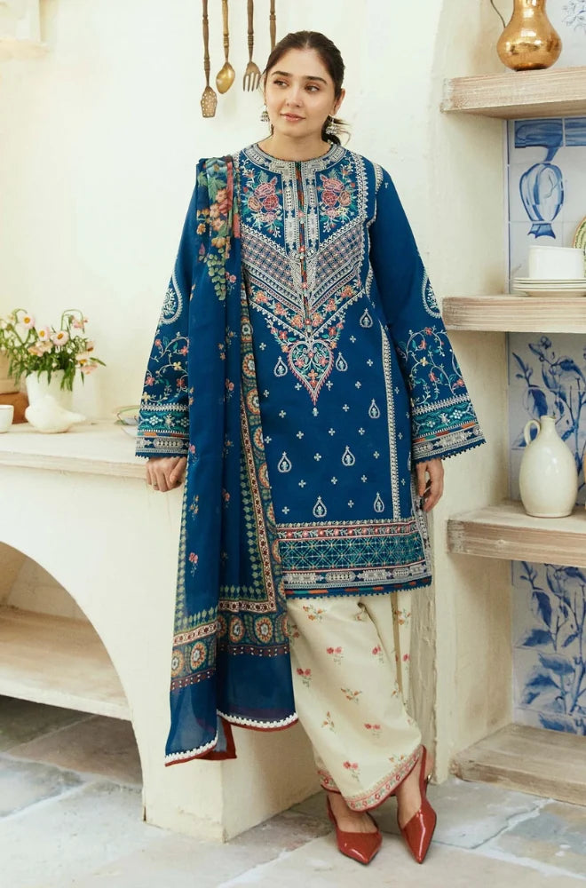 ZARA SHAHJAHAN-3PC LAWN-VM240