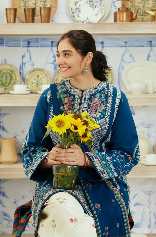 ZARA SHAHJAHAN-3PC LAWN-VM240