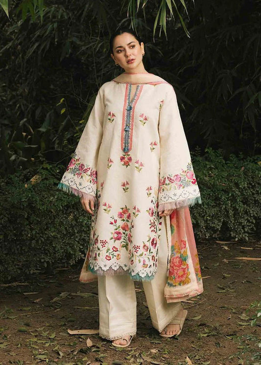 ZARA SHAHJAHAN X COCO-3PC LAWN - VM214