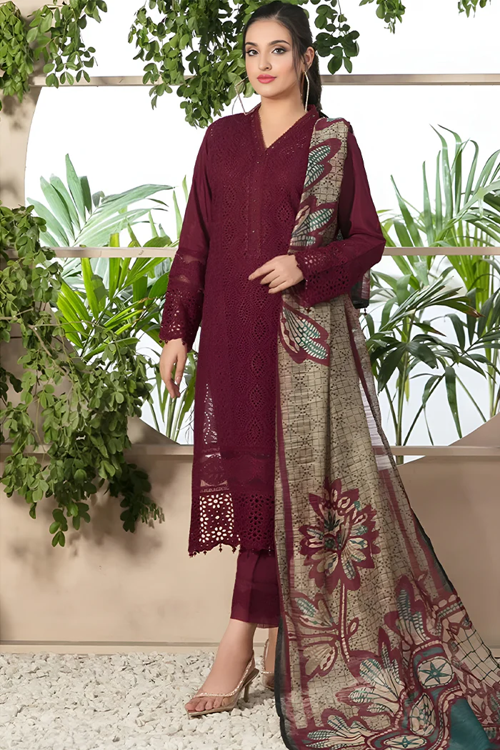 ZAINAB CHOTTANI-3PC LAWN-VM242