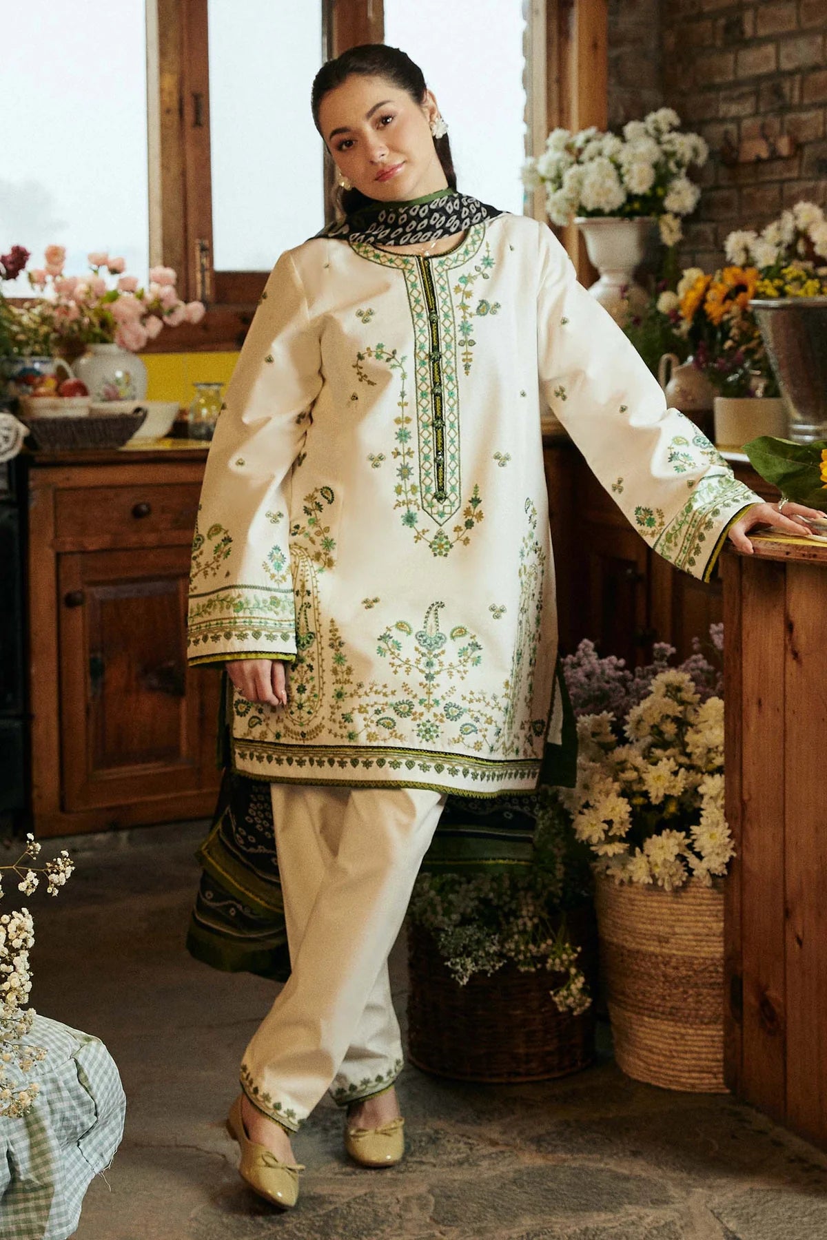 ZARA SHAHJAHAN-3PC LAWN-VM254