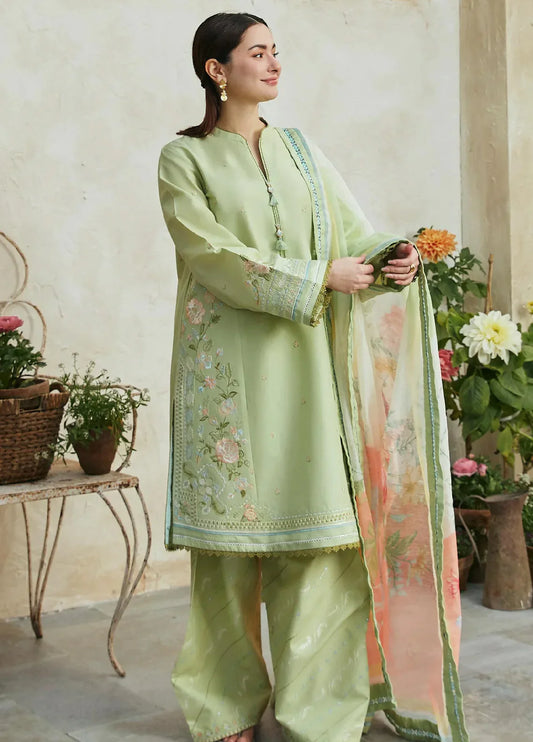 ZARA SHAHJAHAN-3PC LAWN-VM228