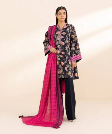 3 Piece Unstitched Printed Lawn Suit | SPR-2613-A