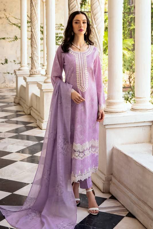 3 Piece Unstitched Printed Lawn Suit | IZK-2415-A