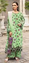 3 Piece Unstitched Printed Lawn Suit | IZK-2411-B