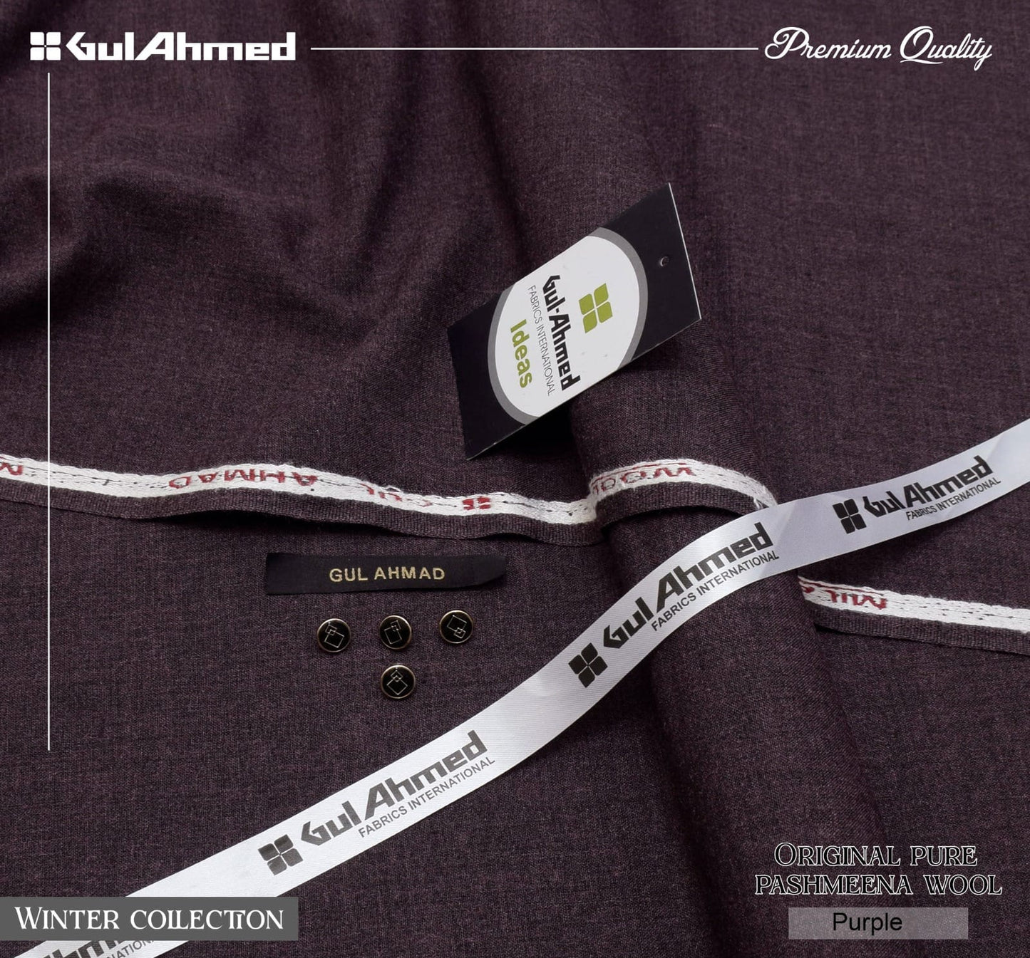 GUL AHMED MEN (PASHMINA WOOL)-VM351