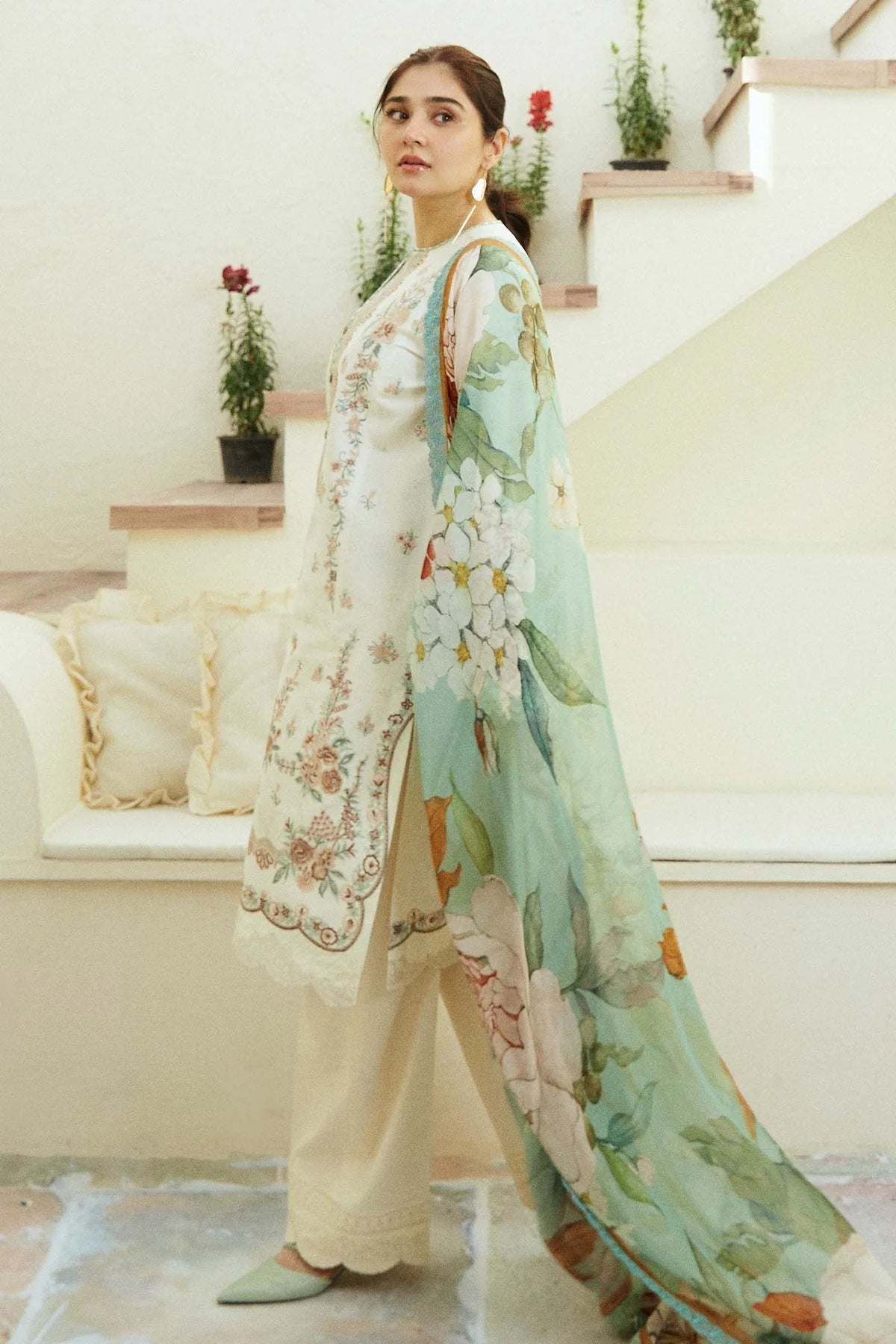 ZARA SHAHJAHAN-3PC LAWN-VM237