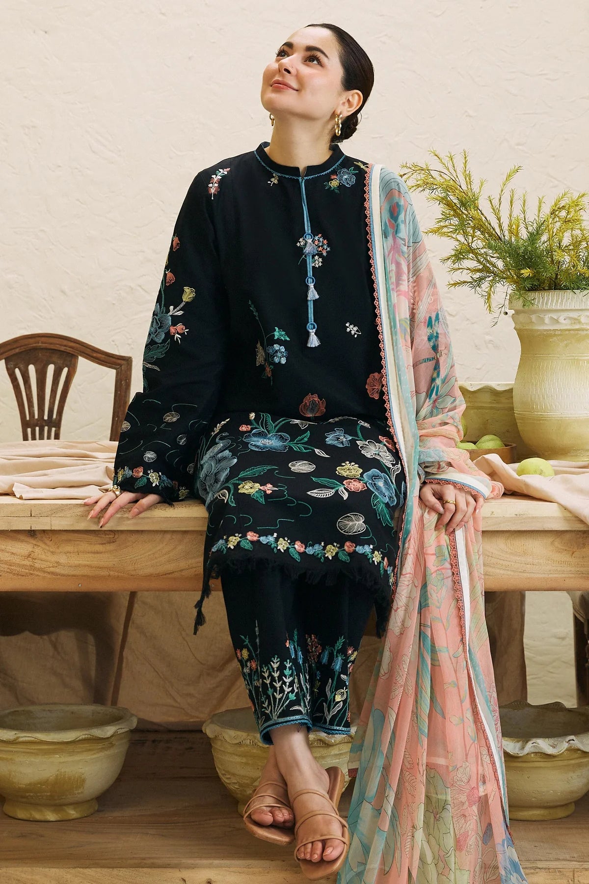 ZARA SHAHJAHAN-3PC LAWN-VM263