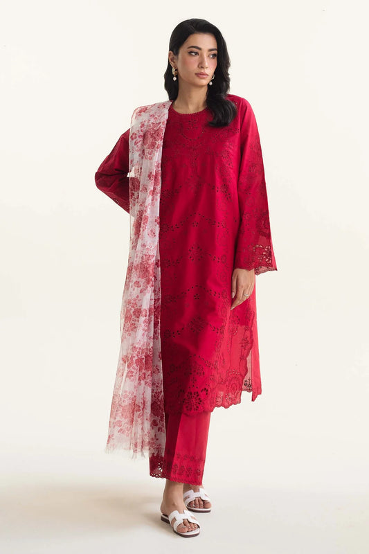 ZARA SHAHJAHAN-3PC DHANAK-VM322