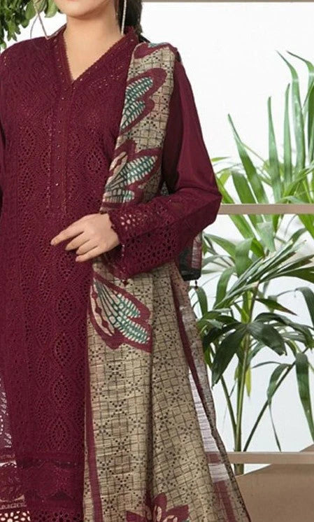 ZAINAB CHOTTANI-3PC LAWN-VM242