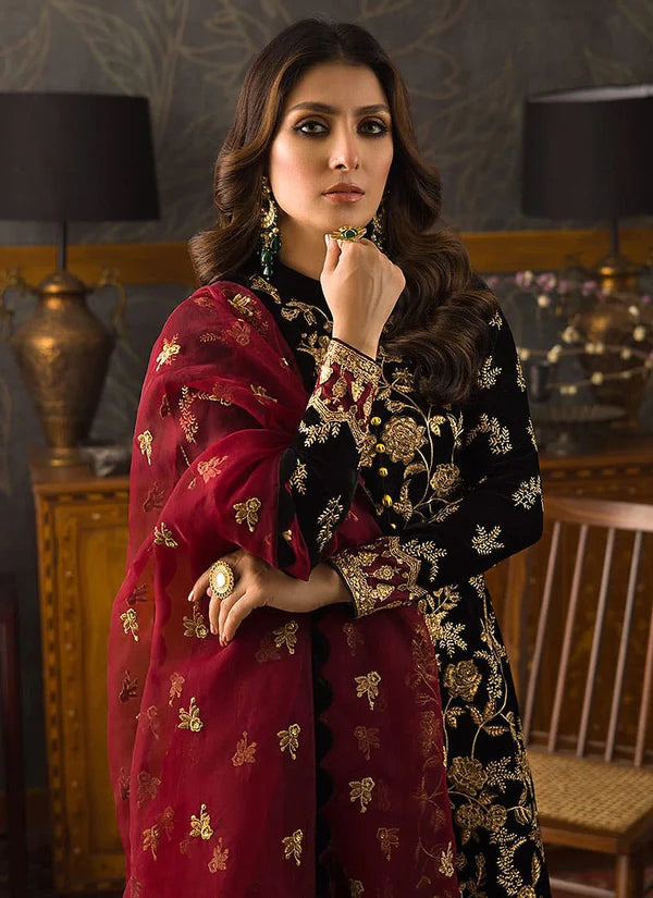 ZAINAB CHOTTANI-3PC SHAMOZ SILK-VM39