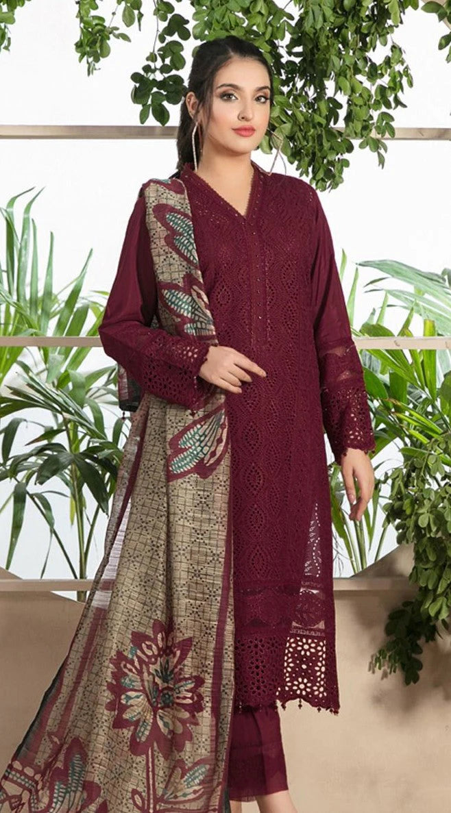 ZAINAB CHOTTANI-3PC LAWN-VM242