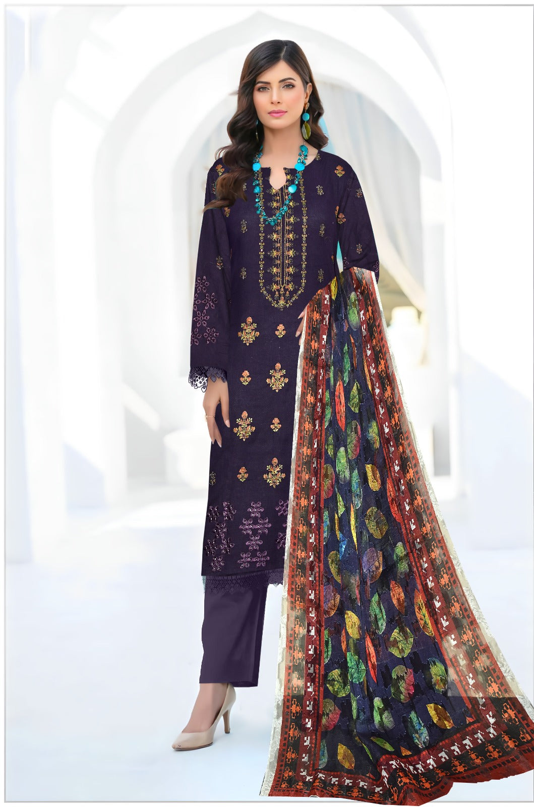 BIN GULZAR-3PC LAWN-VMBG09