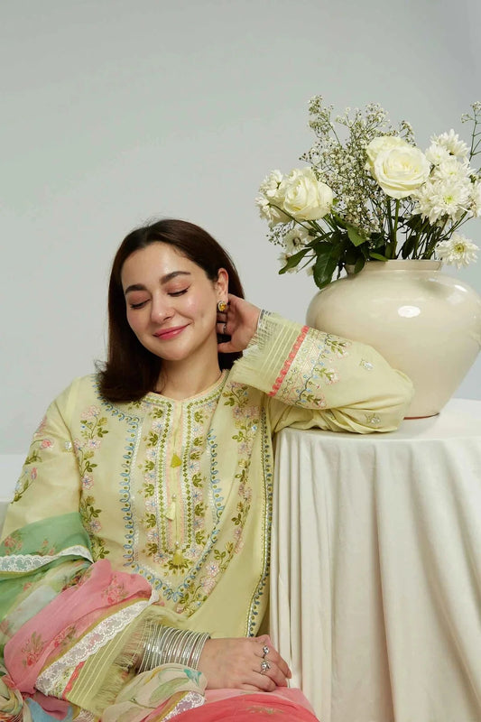 ZARA SHAHJAHAN-3PC LAWN - VM220