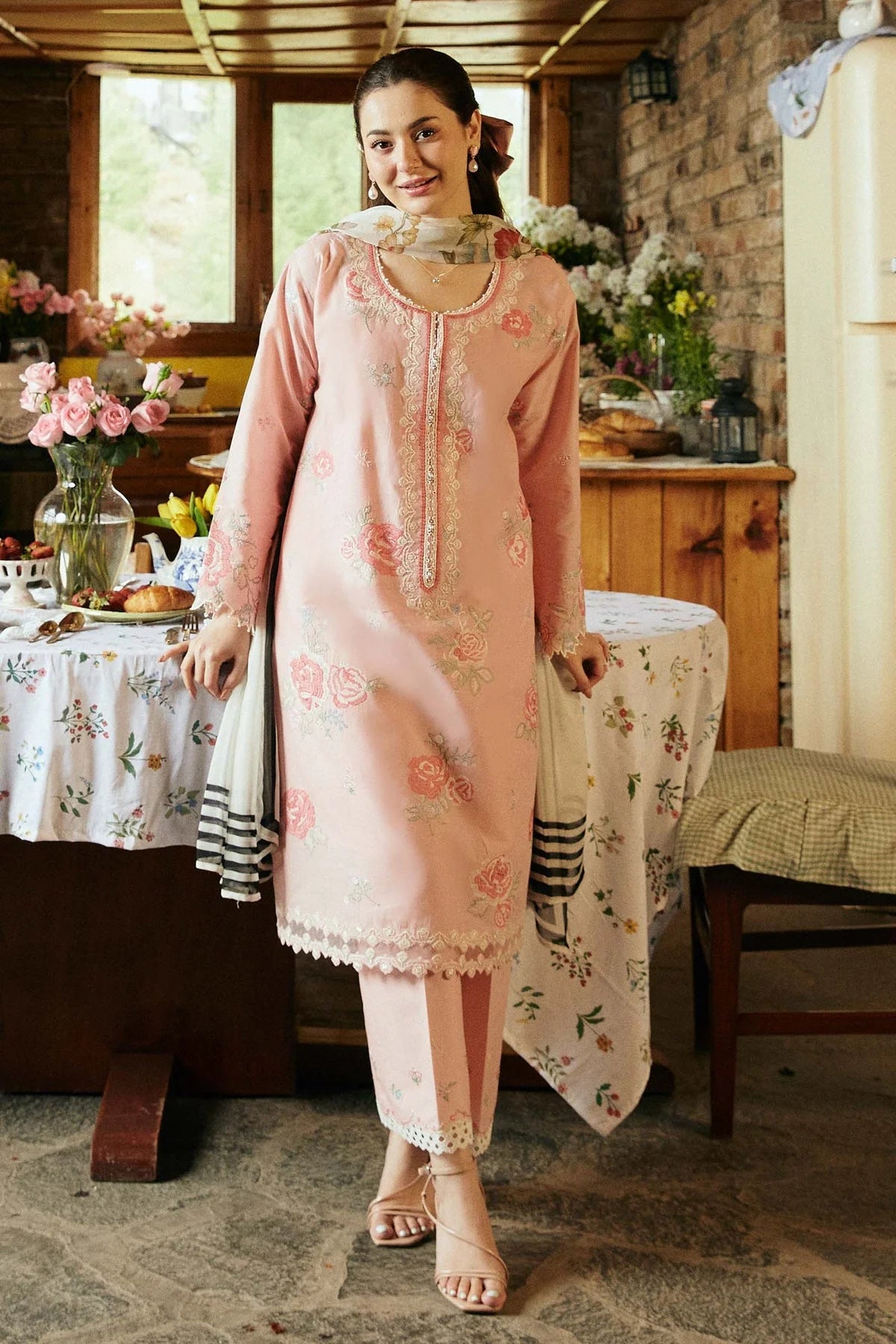 ZARA SHAHJAHAN-3PC LAWN-VM246