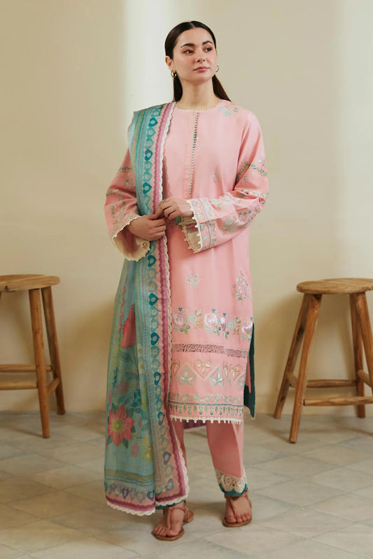 ZARA SHAHJAHAN-3PC LAWN-VM230